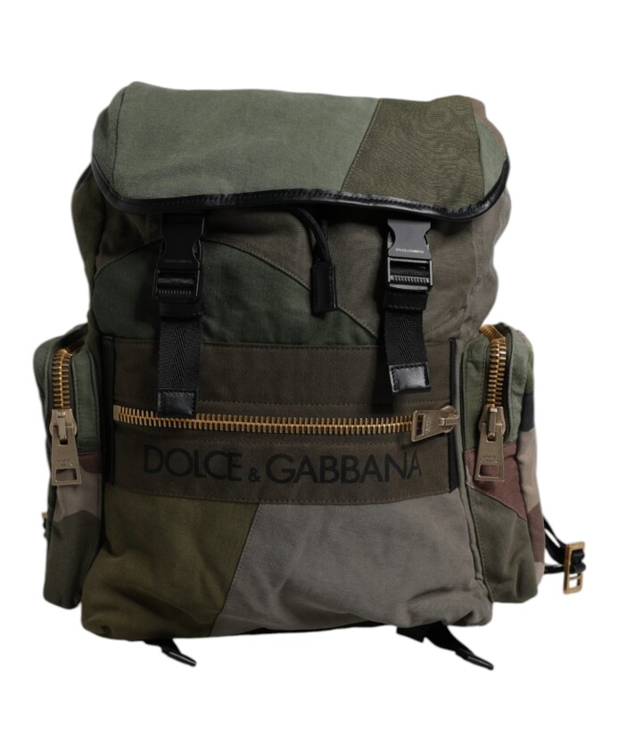 militair-groene-patchwork-reisrugzak