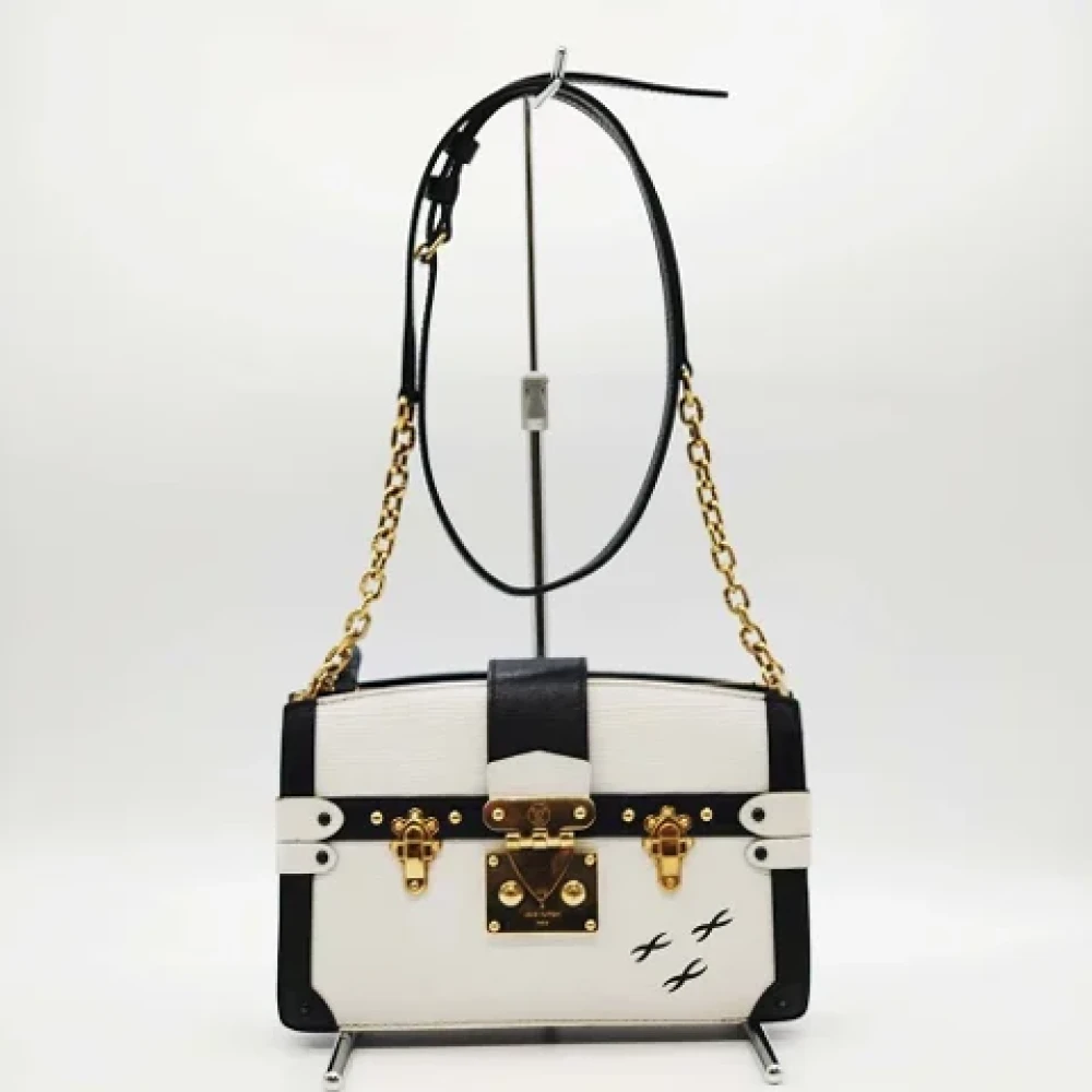 Louis Vuitton Vintage Pre-owned Leather louis-vuitton-bags White Dames