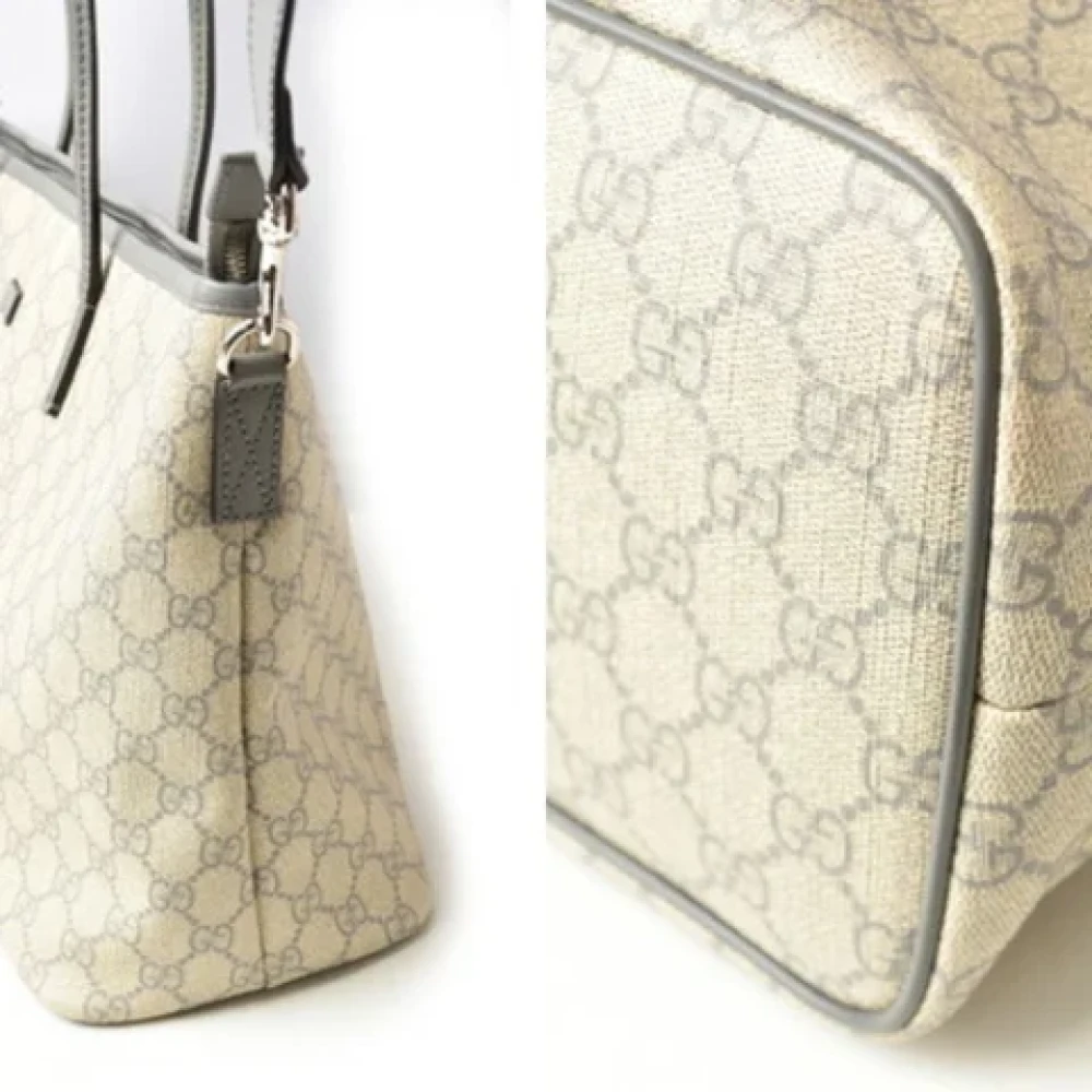 Gucci Vintage Pre-owned Canvas gucci-bags Beige Dames