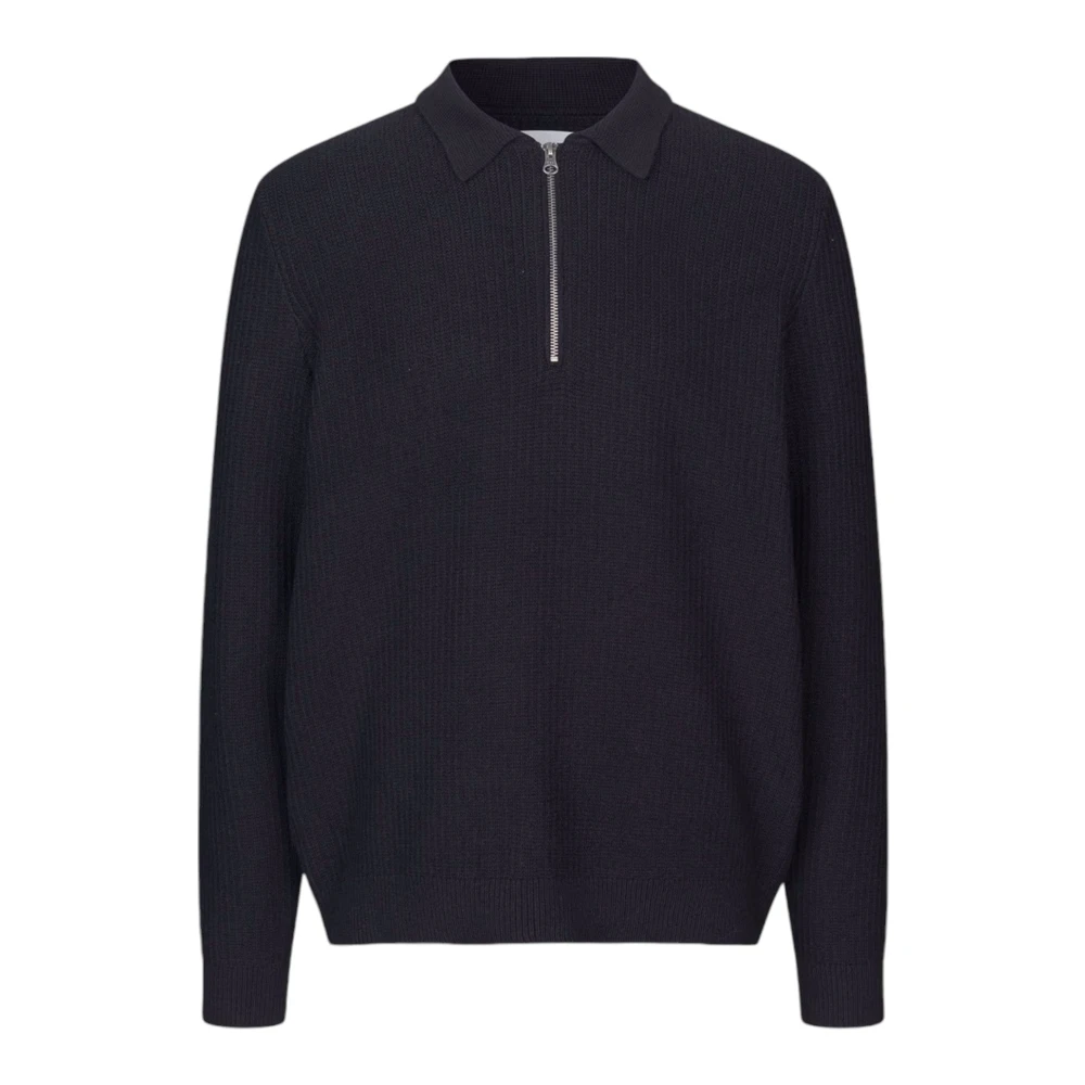 Klassisk Half-Zip Polo Sweater