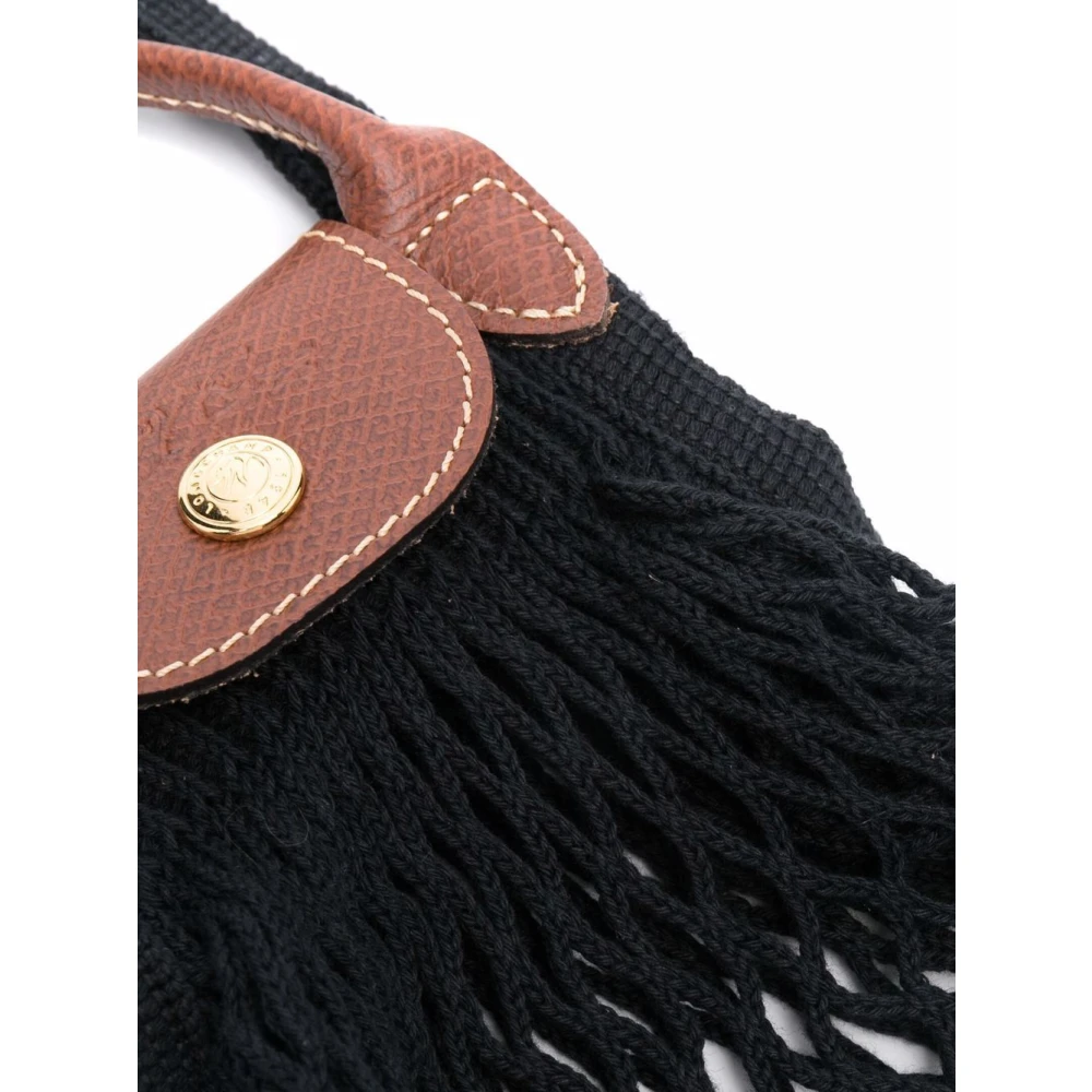 Longchamp LE Pliage Filet Opvouwbare Tote Tas Black Dames