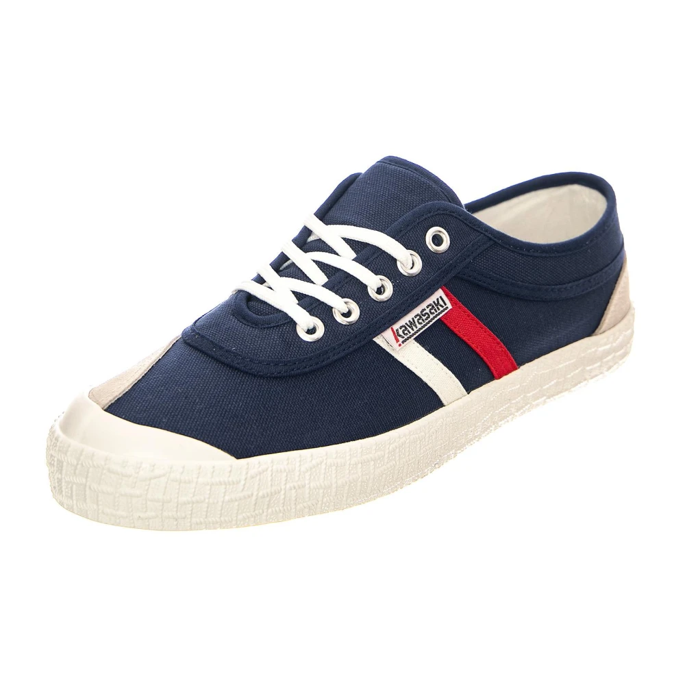 Kawasaki Scarpe Stringate Profilo Basso Heren Schoenen Blauw