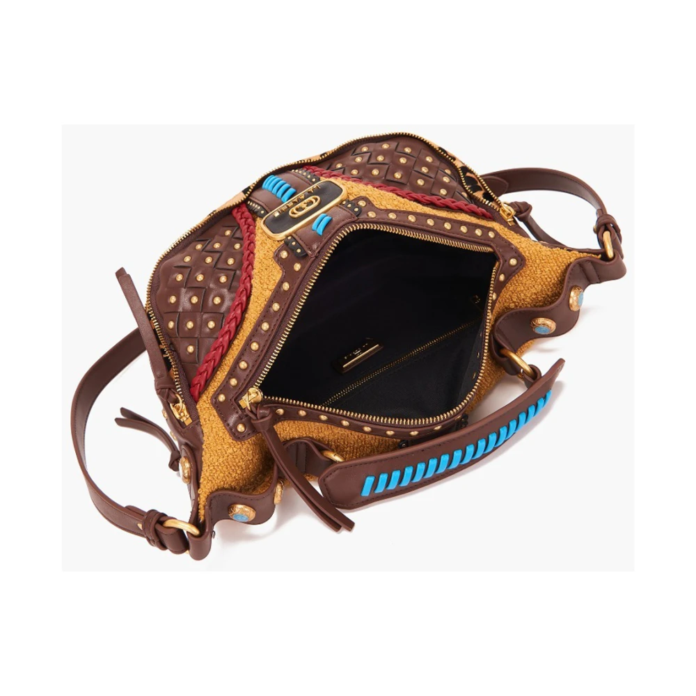 La Carrie Jungle Handtas in Bruin Multicolor Dames