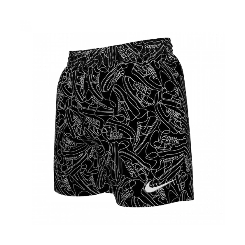 Nike Polyester Zwemshorts Black Heren