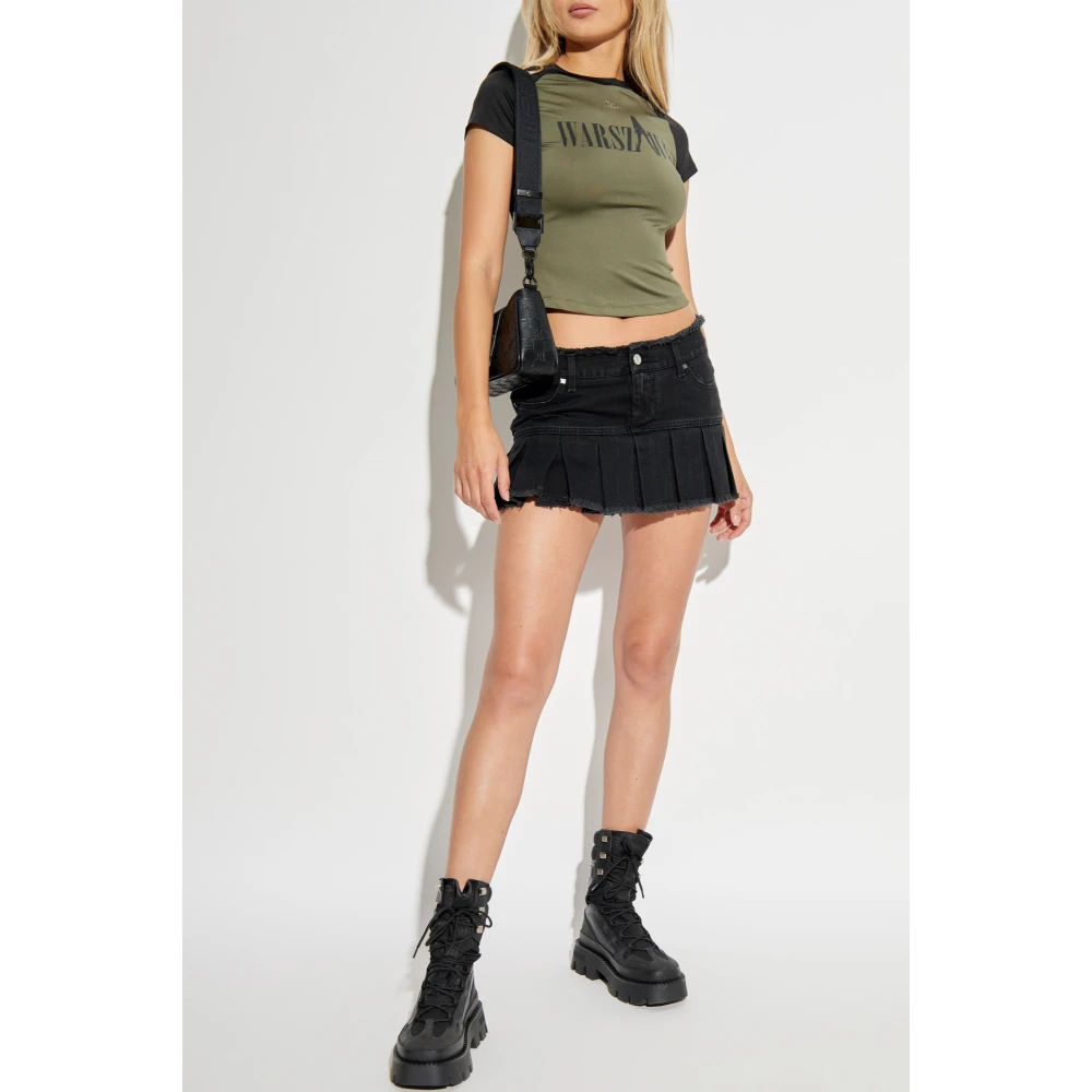 Misbhv Denim rok Black Dames