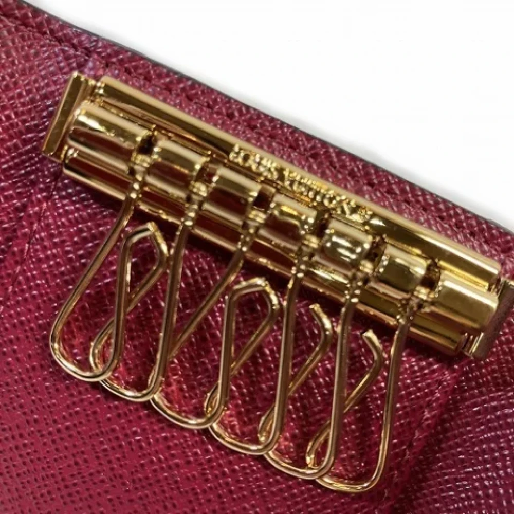 Louis Vuitton Vintage Pre-owned Fabric key-holders Brown Dames