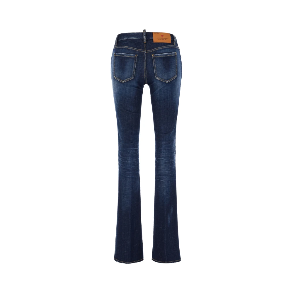 Dsquared2 Klassieke Denim Jeans voor dagelijks gebruik Blue Dames