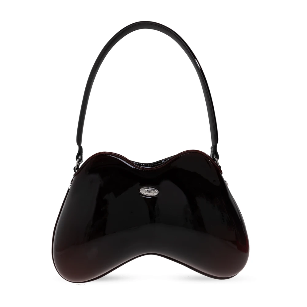 Diesel Donna Rosso Play Double-D Shoulder Bag