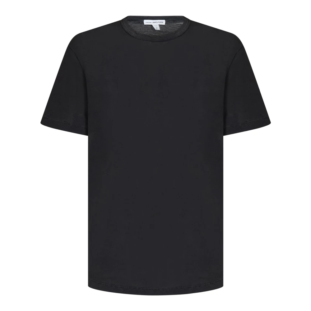 James Perse Grijze Crewneck T-shirts en Polos Gray Heren