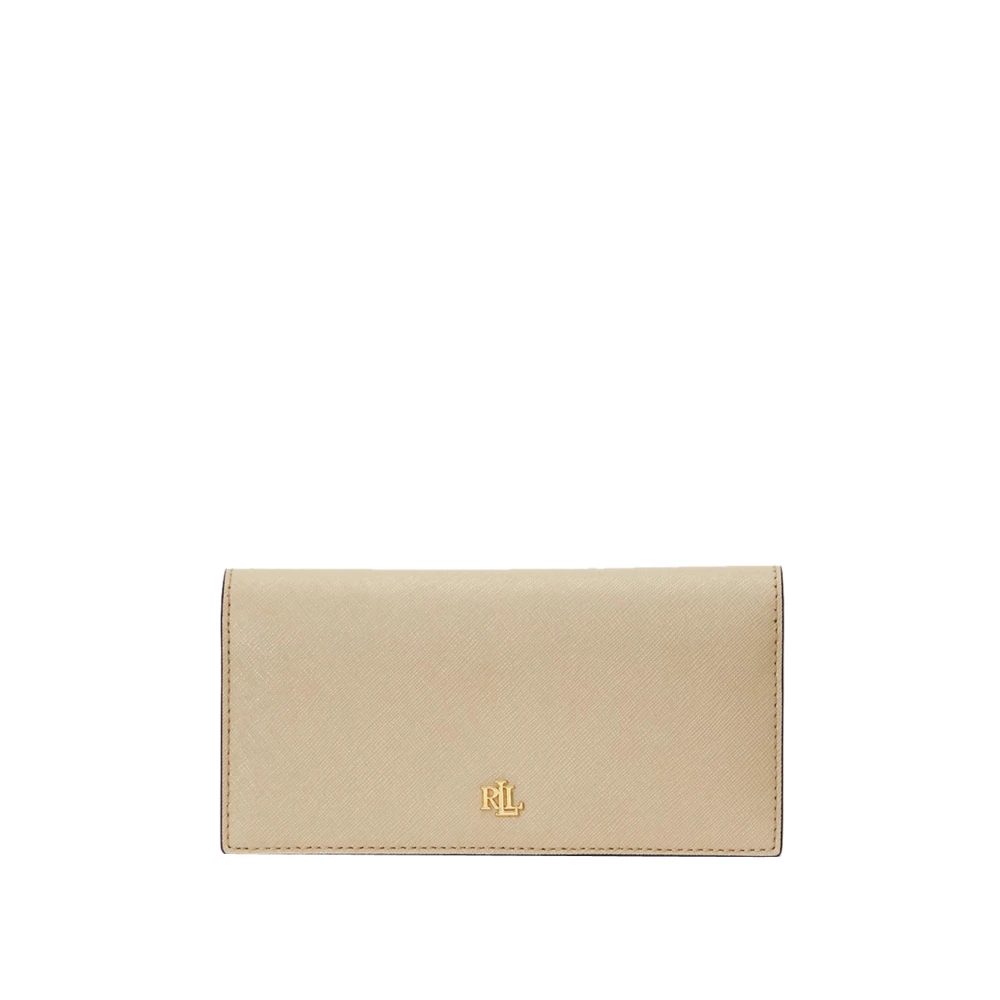Ralph Lauren Women's Beige Wallets & Cardholders, One Size, Slim Wallet