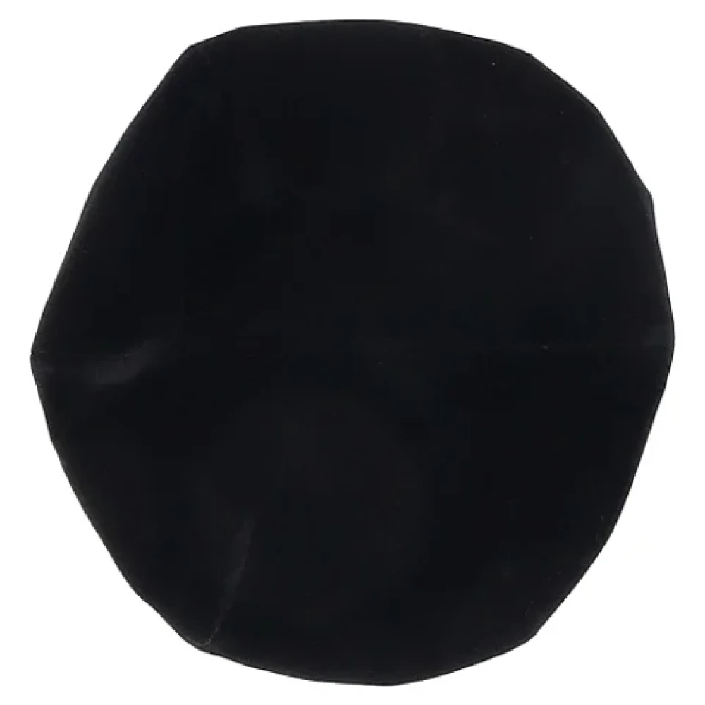 Prada Vintage Pre-owned Velvet hats Black Dames