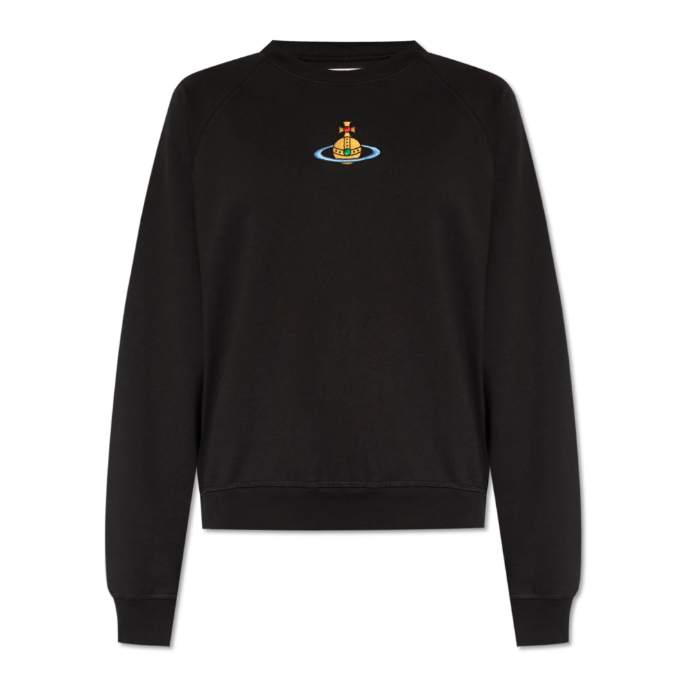Vivienne Westwood Sweatshirt met logo Black