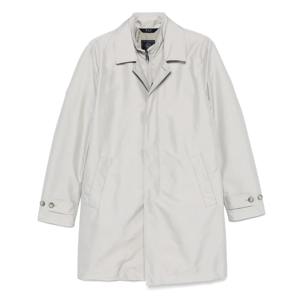 Fay - Coats > Parkas - Gray - Fay - Modalova