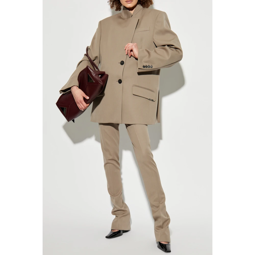 The Attico Wollen broek Beige Dames