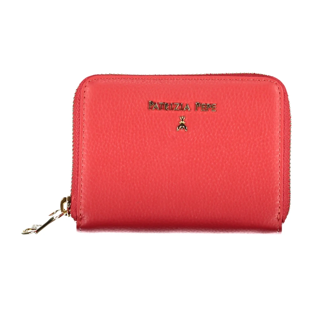 PATRIZIA PEPE Roze Polyethyleen Portemonnee met Meerdere Compartimenten Pink Dames