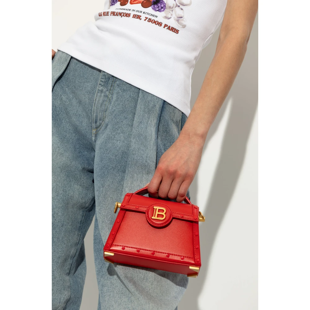 Balmain Schoudertas B-Buzz Dynasty Klein Red Dames