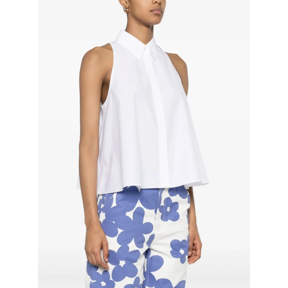 Marni Witte Casual Overhemd voor Mannen White Dames