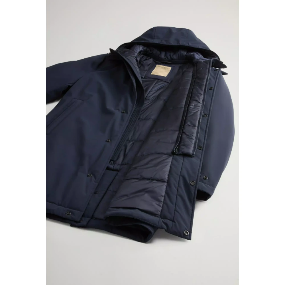 Woolrich 2-in-1 Waterdichte Jas Blue Heren