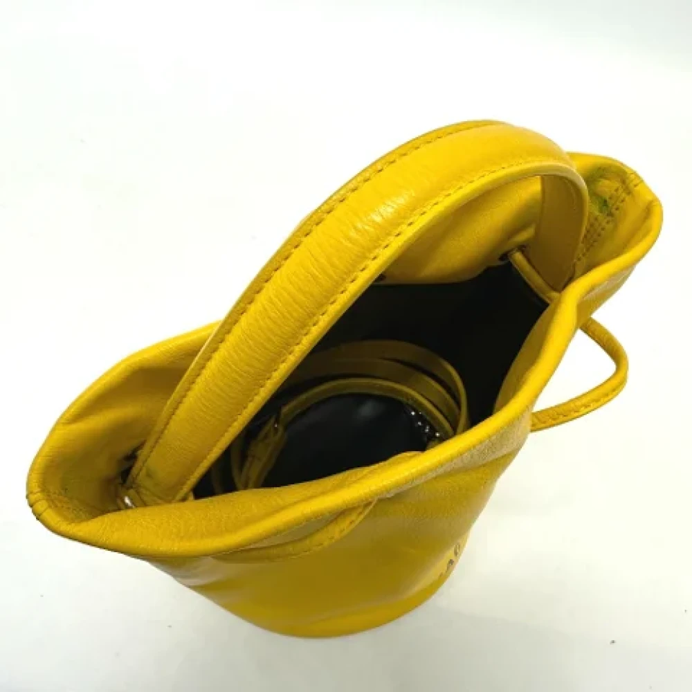 Balenciaga Vintage Pre-owned Leather balenciaga-bags Yellow Dames