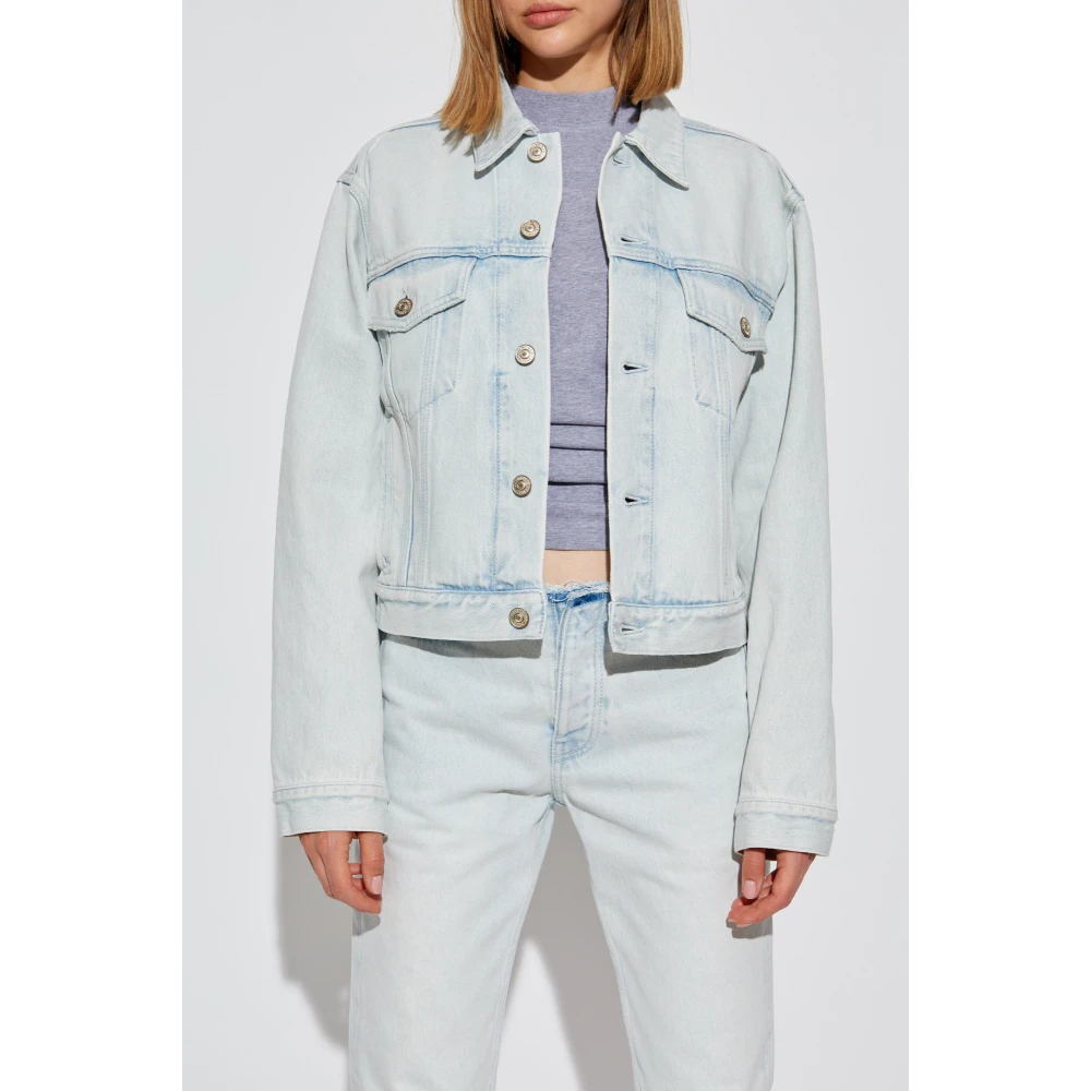 Balenciaga Denim jas Blue Dames