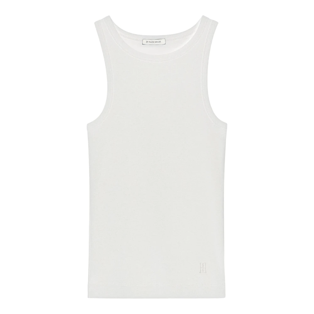 By Malene Birger Women's White Mani Cotton Tank Top - Sleeveless Tops - M - Tops