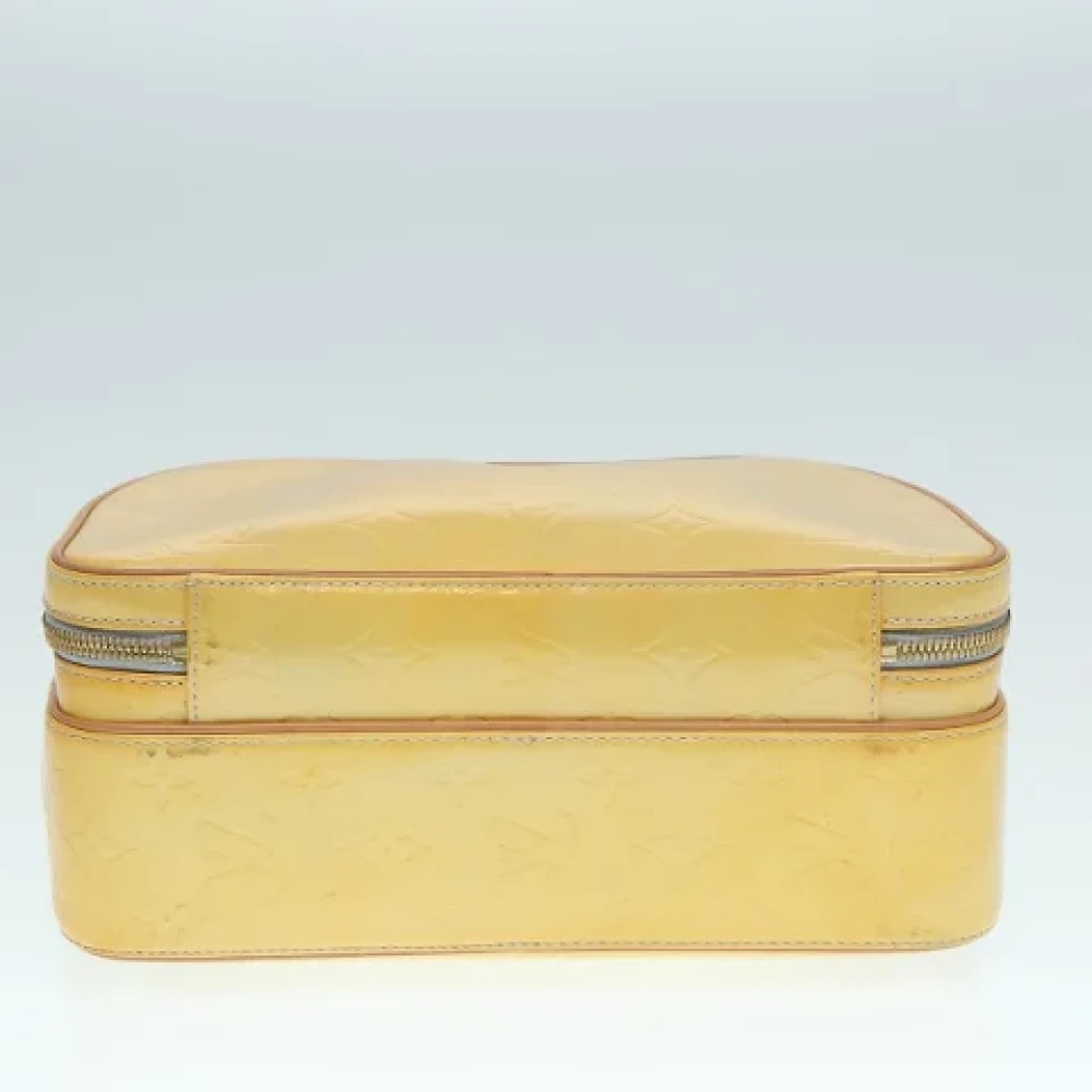 Louis Vuitton Vintage Pre-owned Leather backpacks Yellow Dames