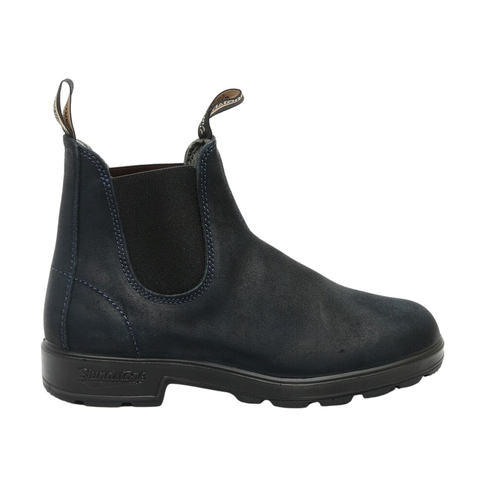 Blauwe Nabuk Beatles Schoenen Blundstone Dames Miinto.nl