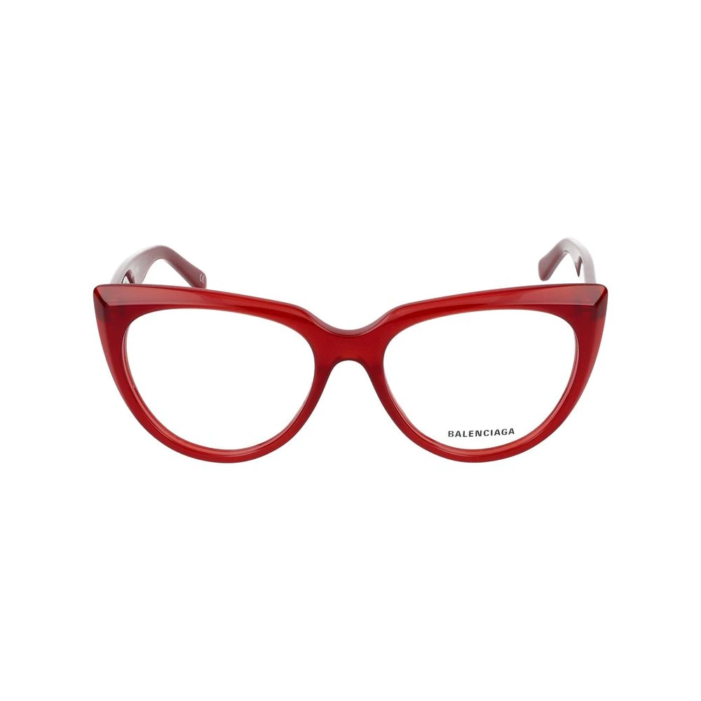 Balenciaga Women's Red Glasses, 53 Mm, Bb0218o Eyeglasses