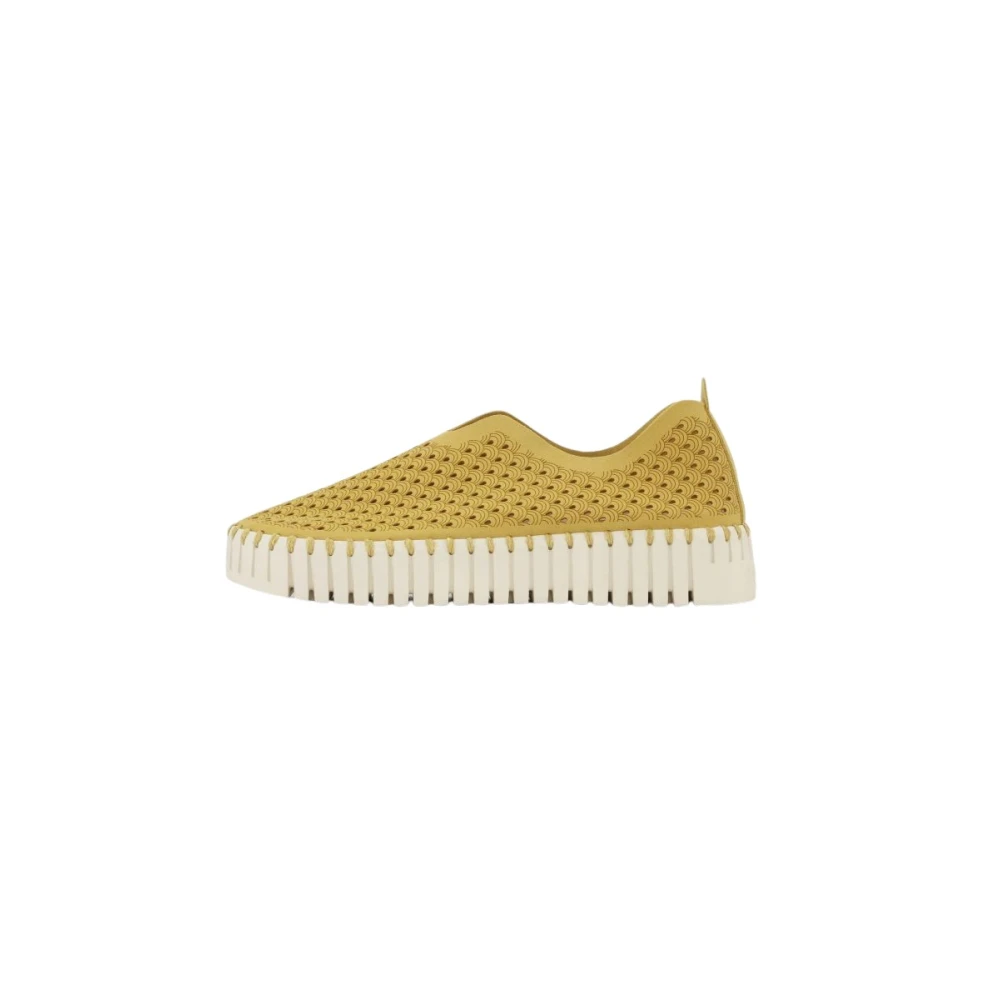 Ilse Jacobsen Hornbæk Tulip 3373 Platform Shoe Dames Schoenen Geel