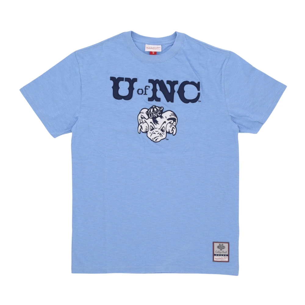 Mitchell & Ness Ncaa Tar Heels Basketball Team Tee Blue Heren