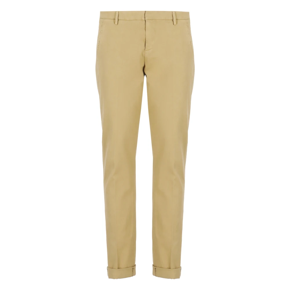 Dondup Beige Katoenen Herenbroek met Zakken Beige Heren