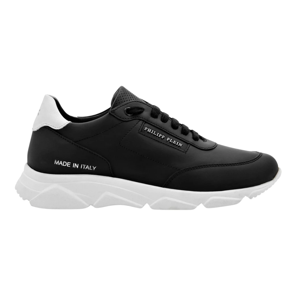 Philipp Plein Nappa Leather Lo-Top Sneakers Dames Schoenen Zwart