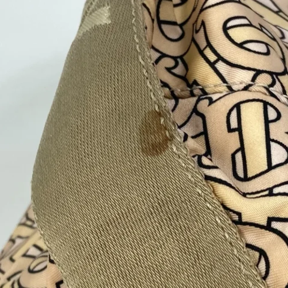 Burberry Vintage Pre-owned Fabric crossbody-bags Beige Heren
