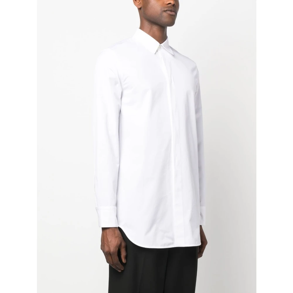 Jil Sander Witte Shirt met Zachte Pasvorm White Heren