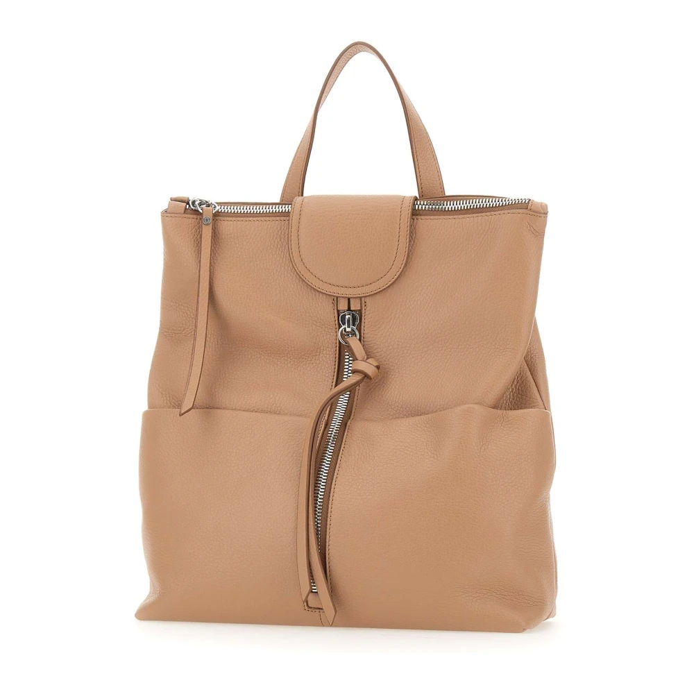Gianni Chiarini Women's Beige Backpacks, One Size, Giada Backpack