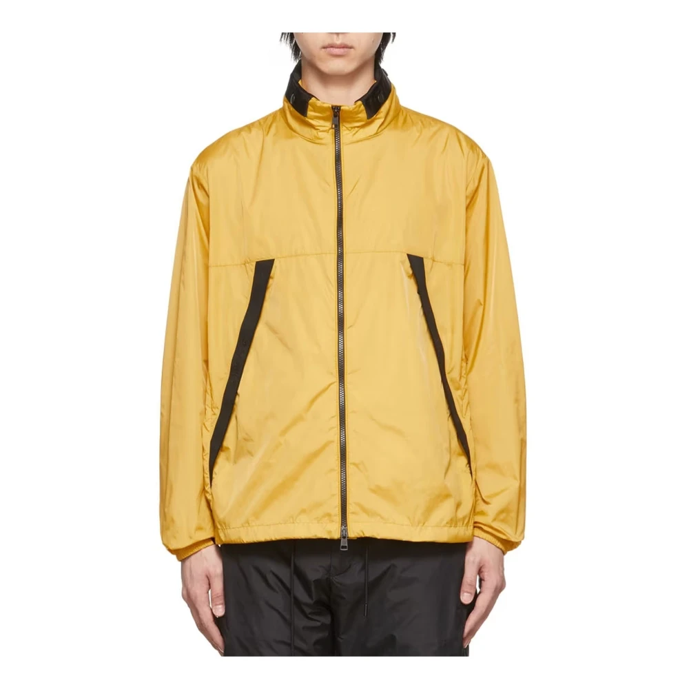 Moncler Heiji Jas met Mesh Panelen Yellow Heren