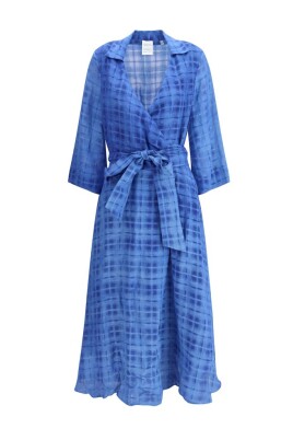 check-chemisier-wrap-dress