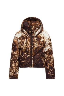 Appaloosa Print Puffer Jacket