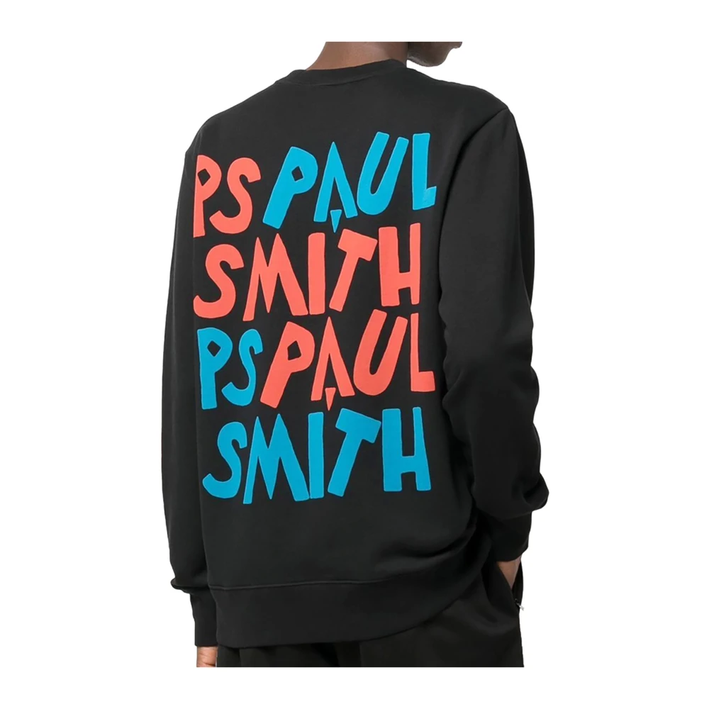 PS By Paul Smith Heren Regular Fit Sweatshirt Black Heren