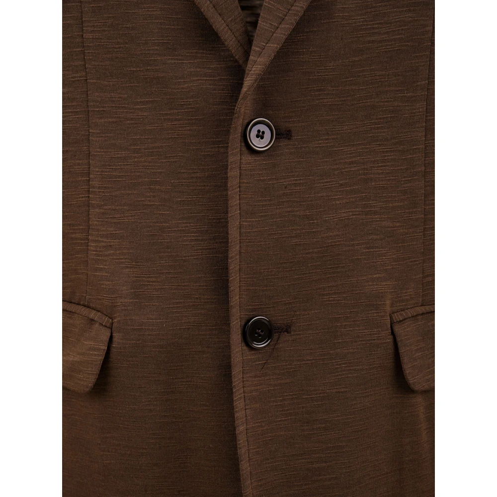 Daniele Alessandrini Bruine Jas G3592E8654401 Timo 24 Brown Heren