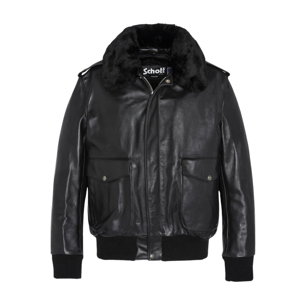 Jackets > Faux Fur & Shearling Jackets - - Schott NYC - Modalova