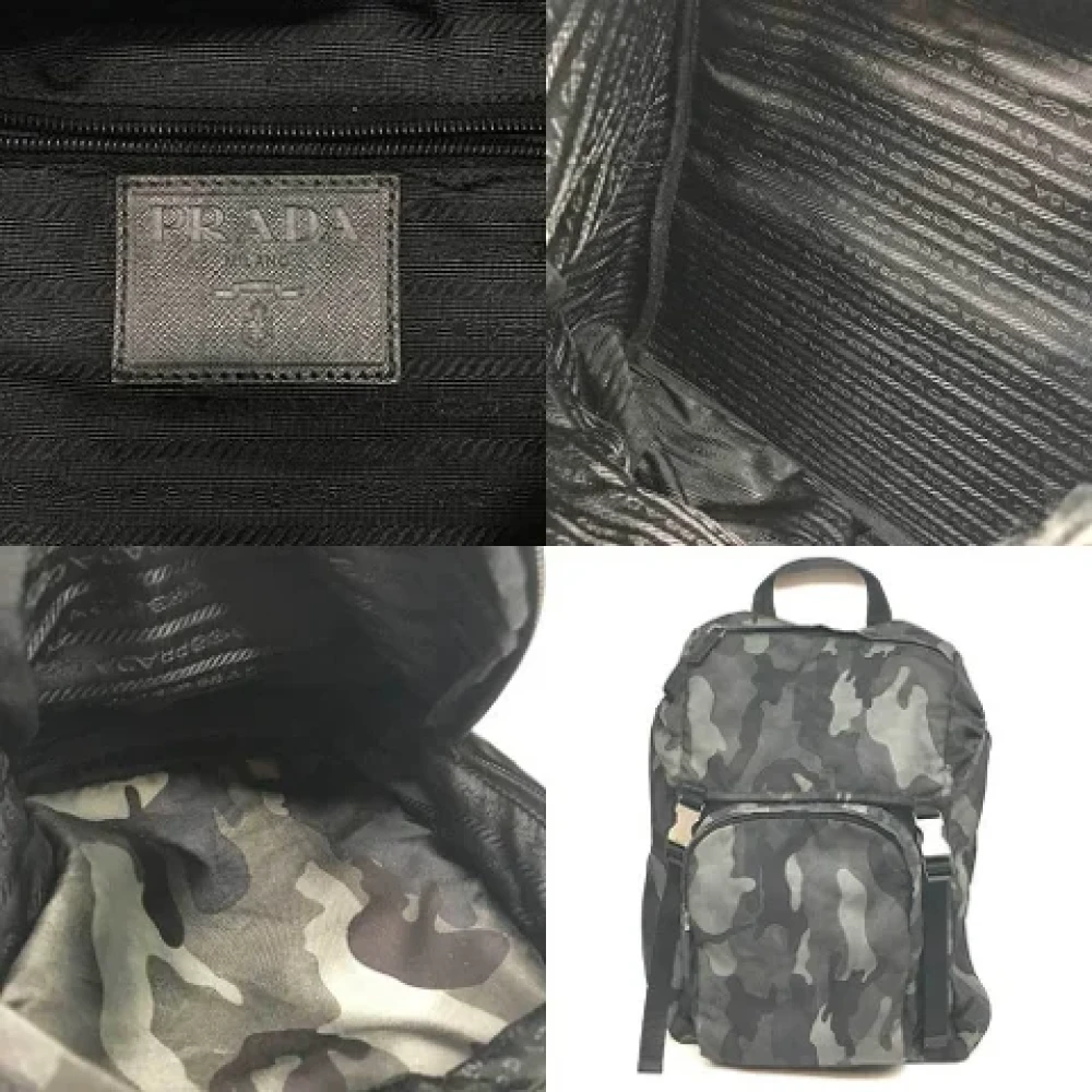 Prada Vintage Pre-owned Fabric prada-bags Green Dames