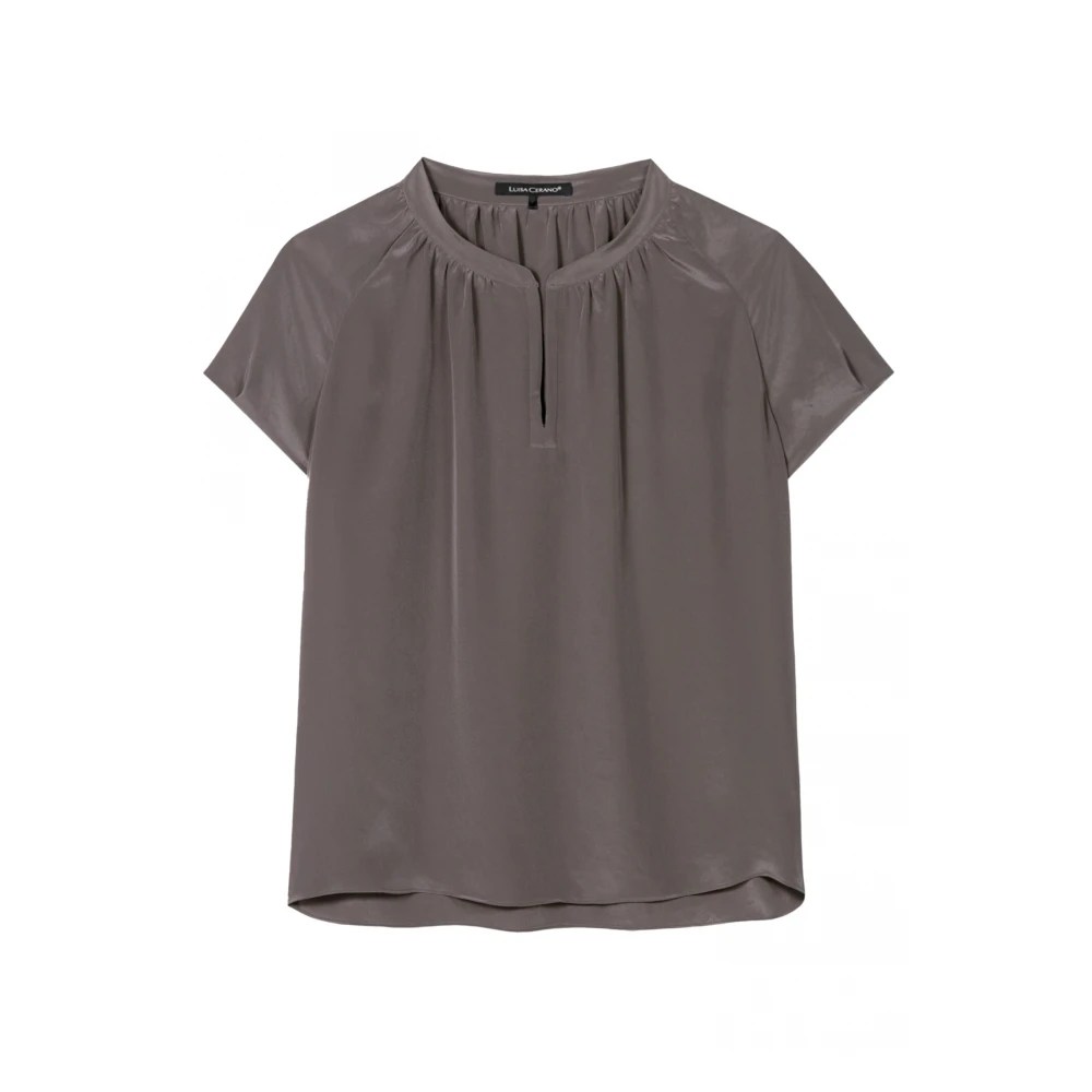 LUISA CERANO Stijlvolle Blouses Collectie Brown Dames