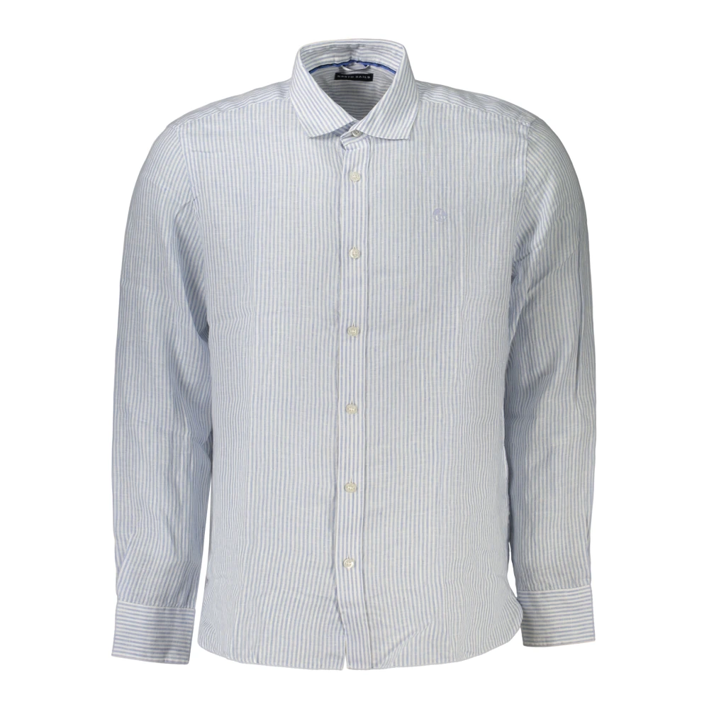 North Sails Spread Collar Shirt - Male - Casual Shirts - Blue - 3XL - Shirts