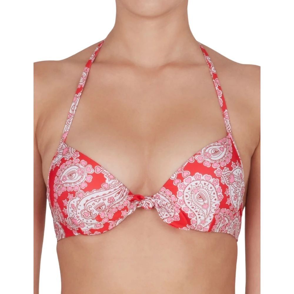 Chiara Ferragni Collection Stijlvolle Bikini Top Pink Dames