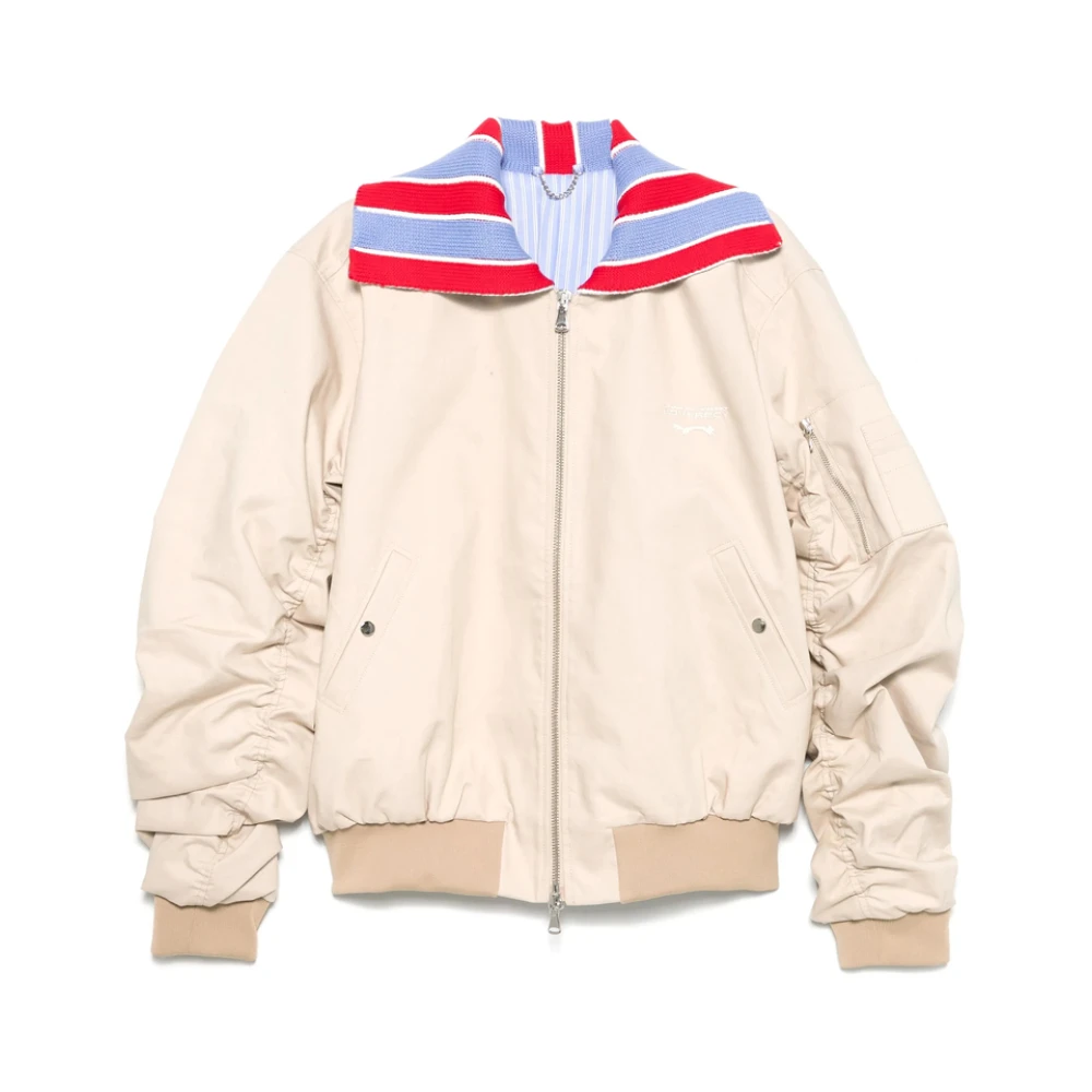 Loverboy by Charles Jeffrey Beige Rits Front Outerwear Jas Beige Heren