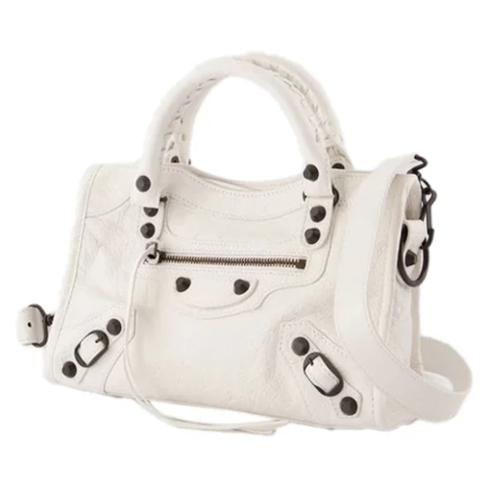 Balenciaga Leather handbags White Dames
