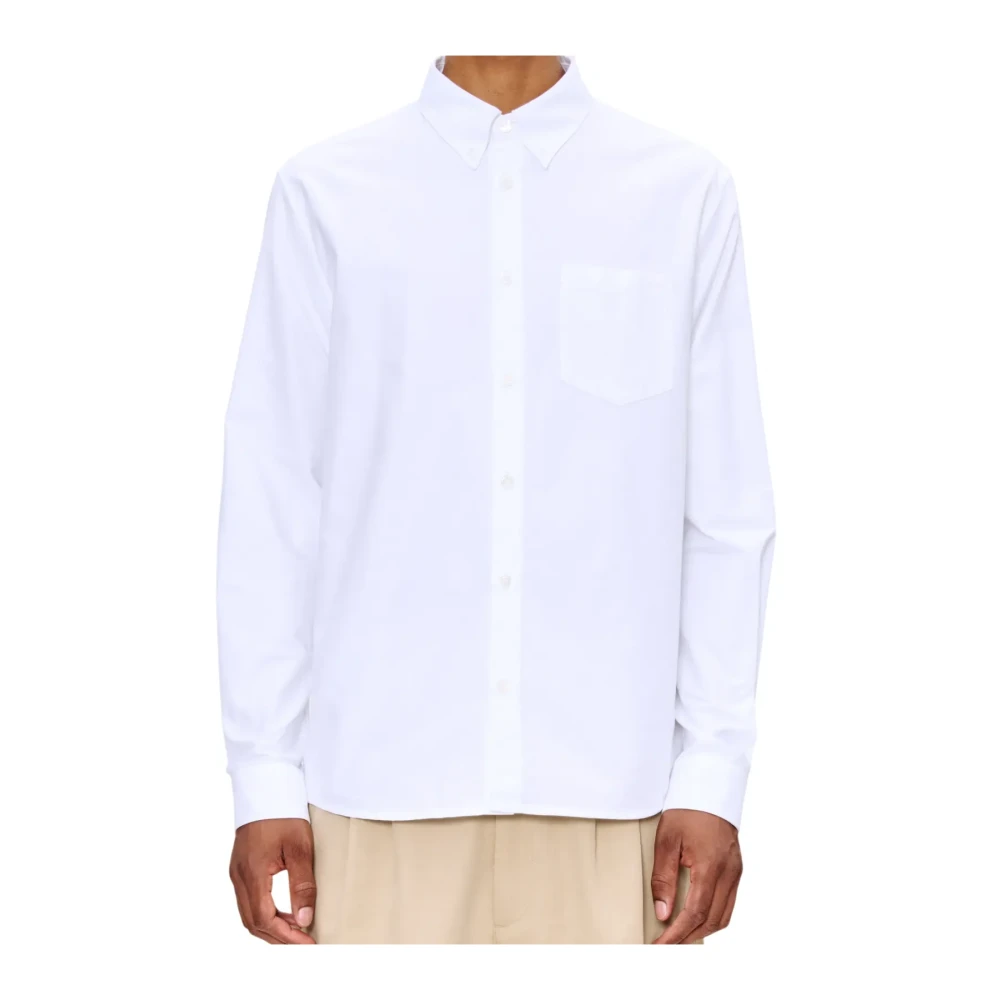 A.p.c. White Harris Shirt - Male - Formal Shirts - M - Shirts