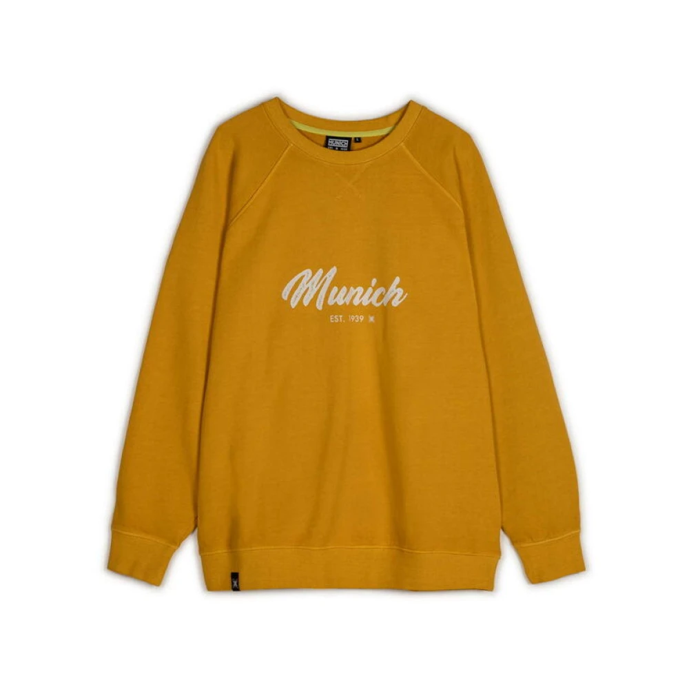 Munich Urban Raglan Sweatshirt Oranje Orange Heren