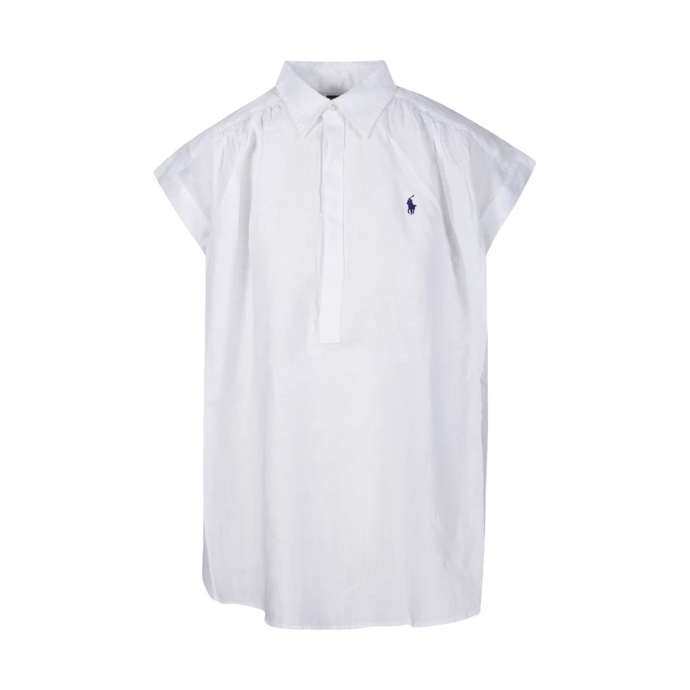 Ralph Lauren Knopen Voor Shirt White Dames